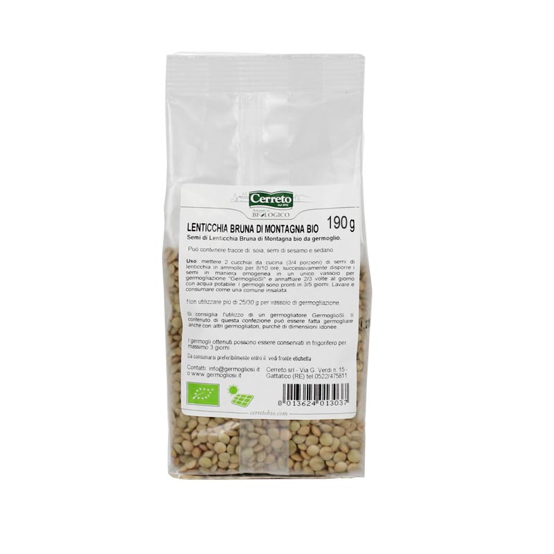 Lenticchia Bruna di Montagna • 190 g